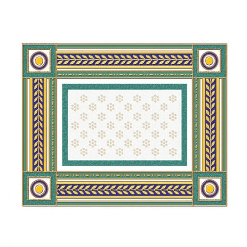 Бордюр Золотой 250х200х9 бирюзовый