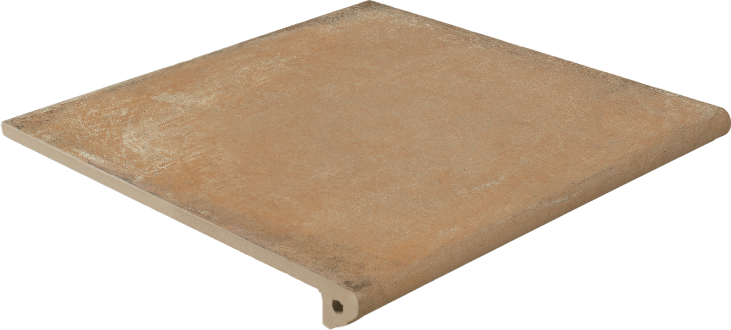 Ступень клинкерная фронтальная Alhamar Salmon Peldano Fiorentino 33x33