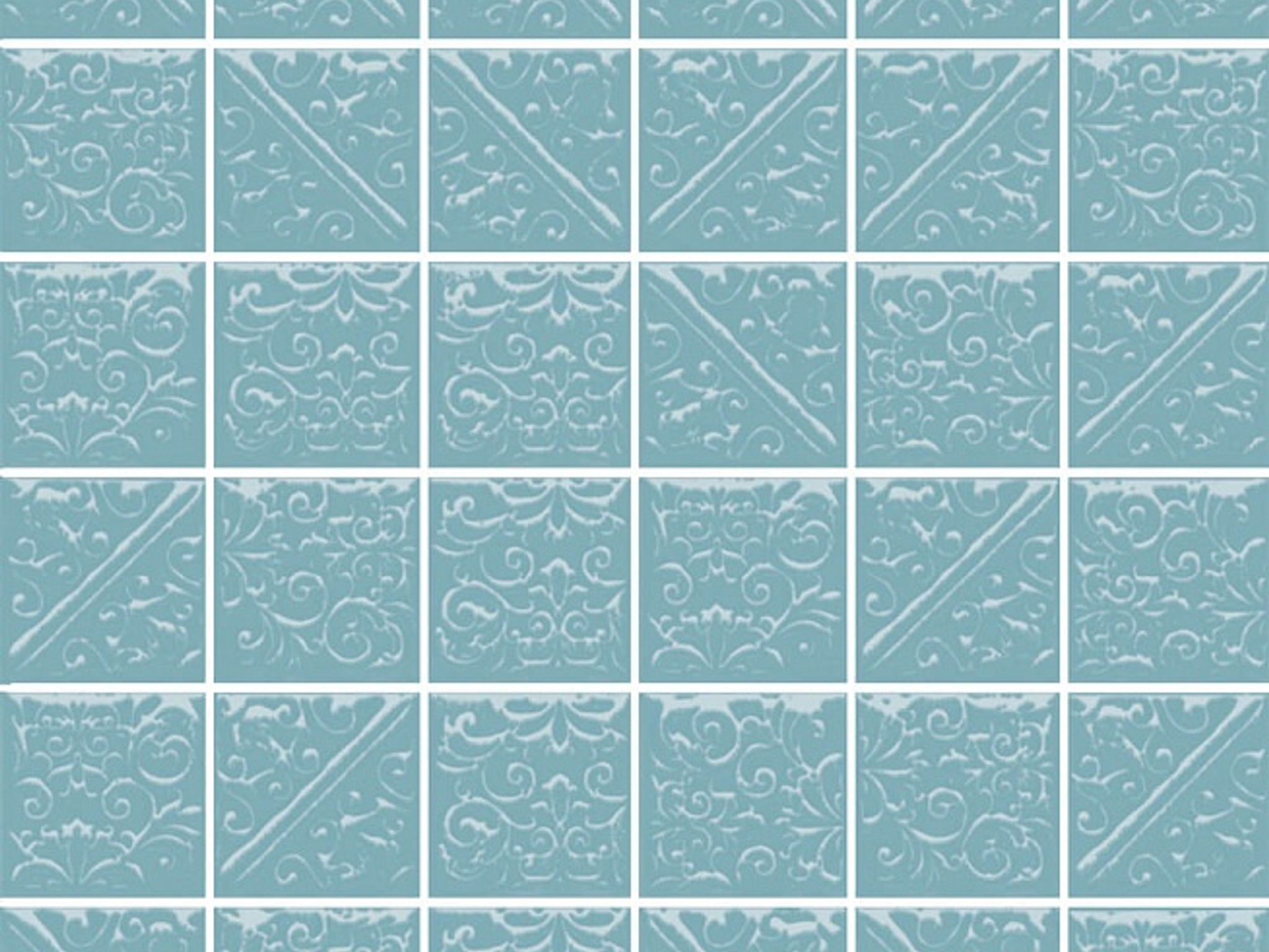 Керамическая плитка 21030 Ла-Виллет бирюзовый темный 30,1х30,1х6,9