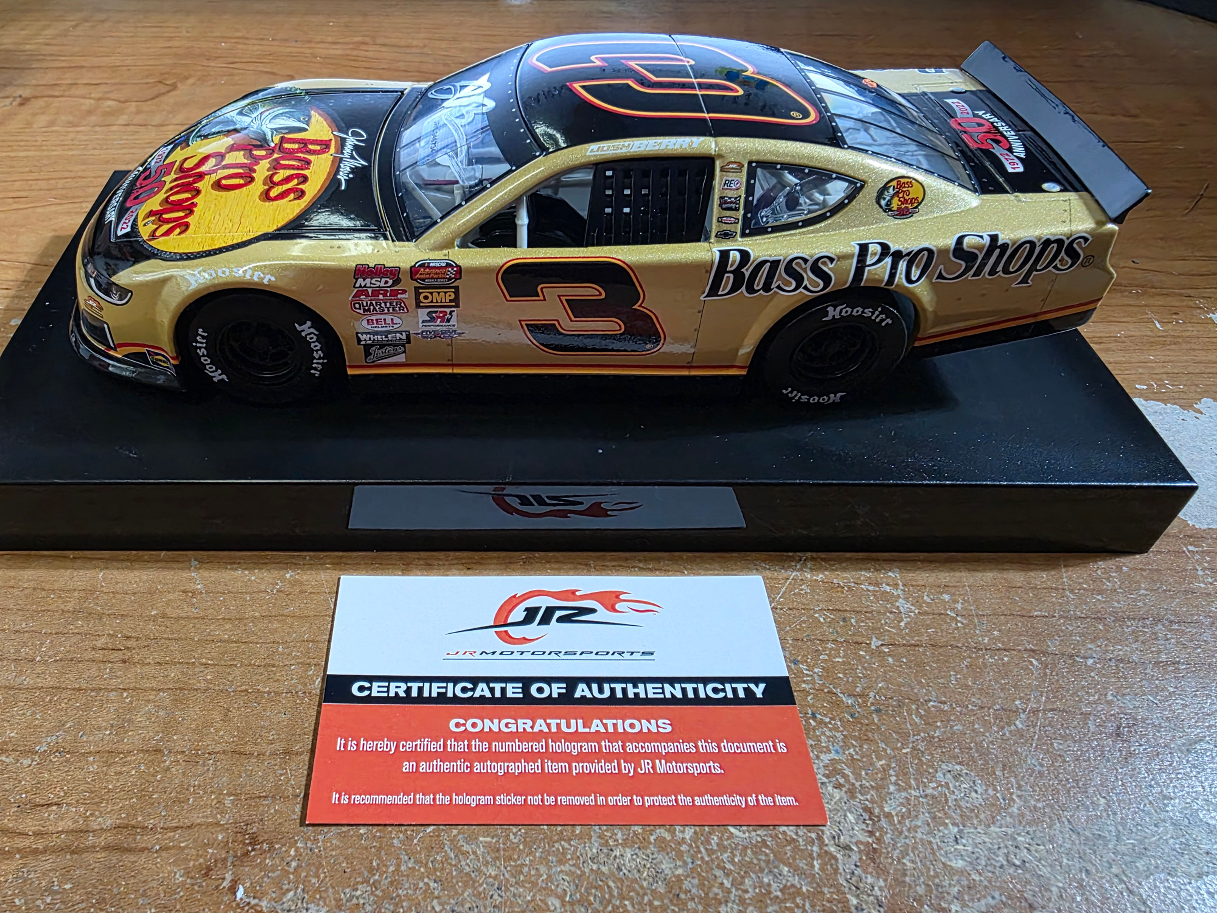 Josh Berry 2022 Chevrolet Camaro Late Model Autographed 1:24