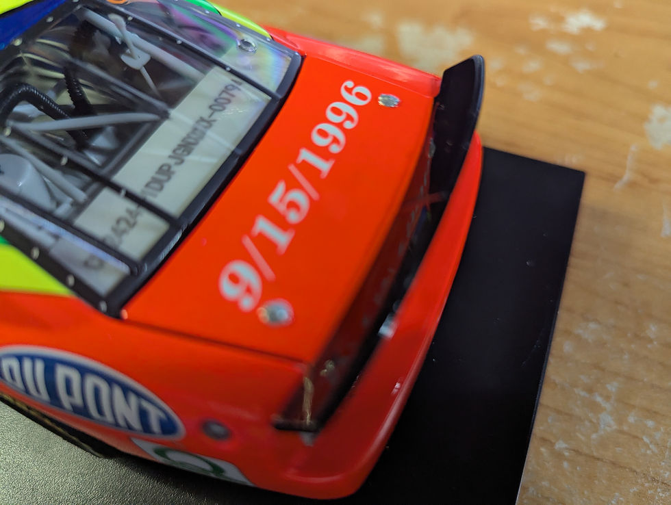 Thumbnail: NASCAR CLASSICS 1996 Dover Win Jeff Gordon Monte Carlo 1:24