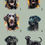 Thumbnail: Labrador A4 Dog Print