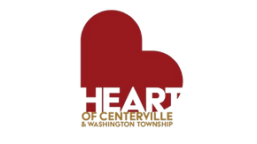 Heart of Centerville & Washington Township Red Heart Logo
