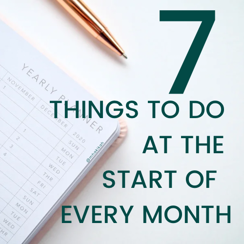 7 Rituals To Start The Month