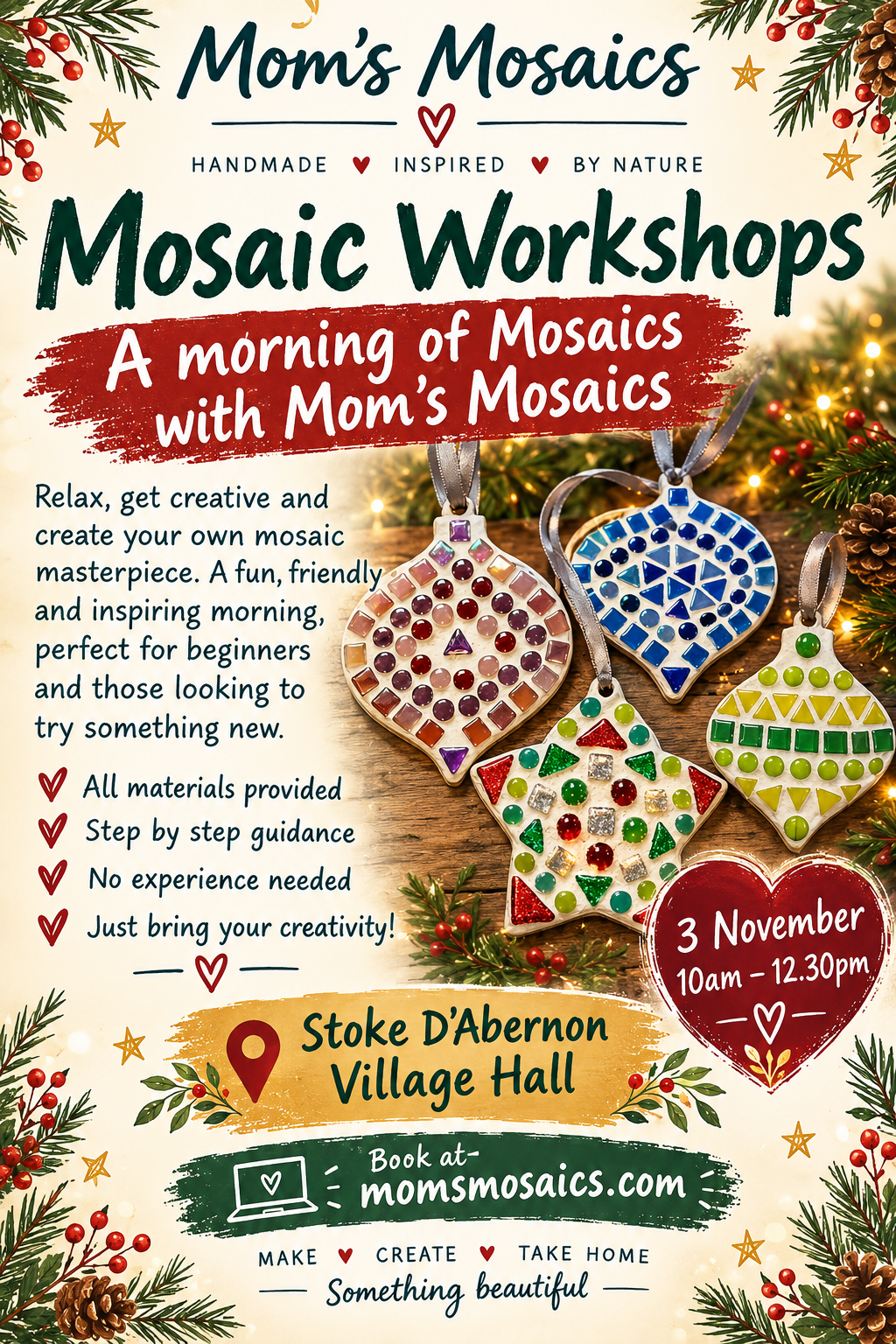 Christmas Mosaic Workshop