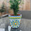 Thumbnail: Yellow Blue & Green Mosaic Plant Pot