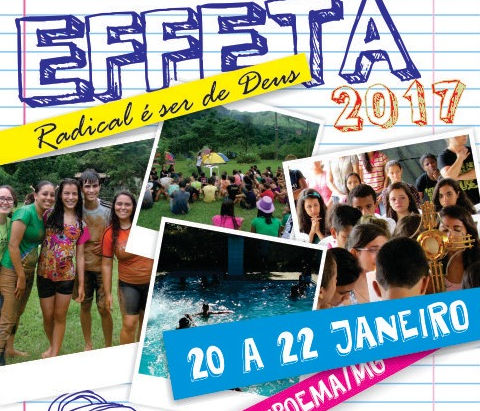 20 a 22 de janeiro - Effeta em Itabira/MG