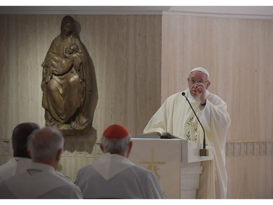 Papa Francisco: a dor é cristã, mas o ressentimento não