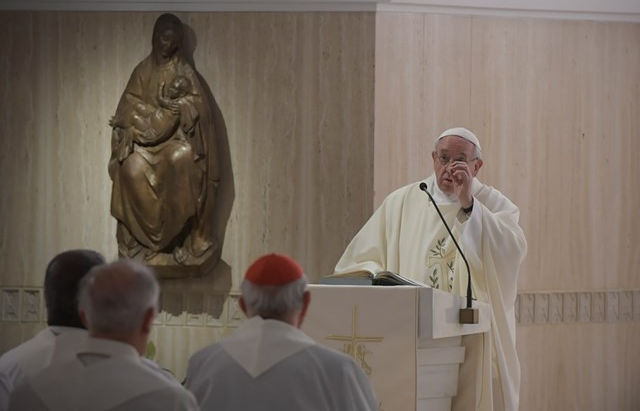 Papa Francisco: a dor é cristã, mas o ressentimento não