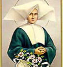 Santa Catarina Labouré, privilegiada com a aparição de Nossa Senhora
