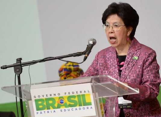 Diretora-geral da OMS chega hoje ao Brasil para discutir combate ao Zika