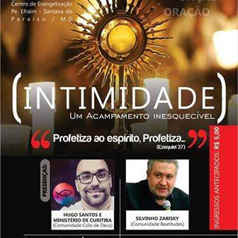 10 a 12 de junho - Acampamento Intimidade