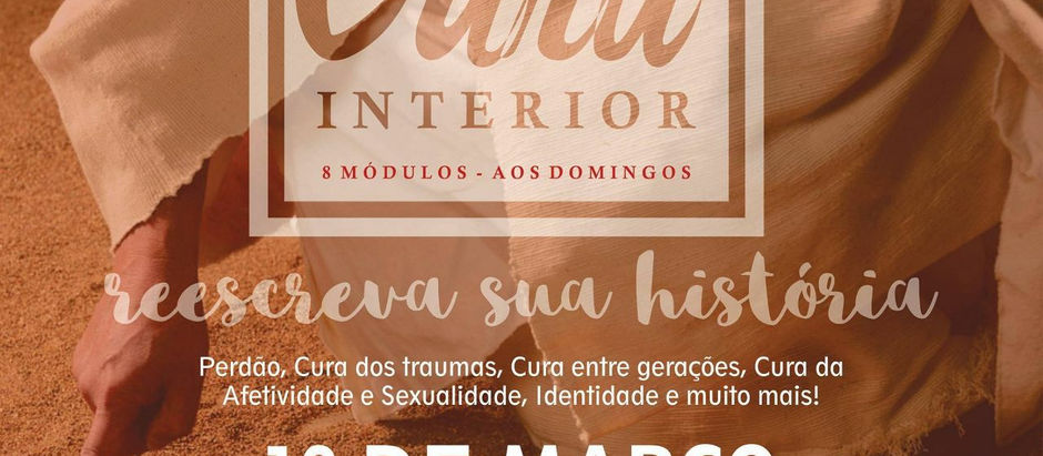 12 de Março - Seminário de Cura Interior