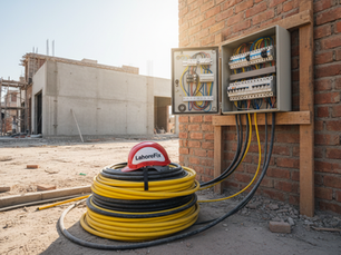 Construction Site Electrician in Lahore for Temporary Wiring by LahoreFix