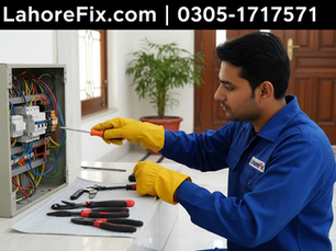 Electrician in Iqbal Town Lahore 30 Min Fast Service by LahoreFix