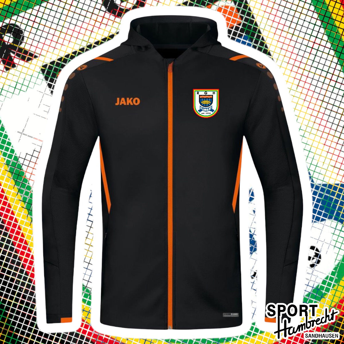 WS-RGH Poly Trainingsjacke mit Kapuze Challenge 6821-807