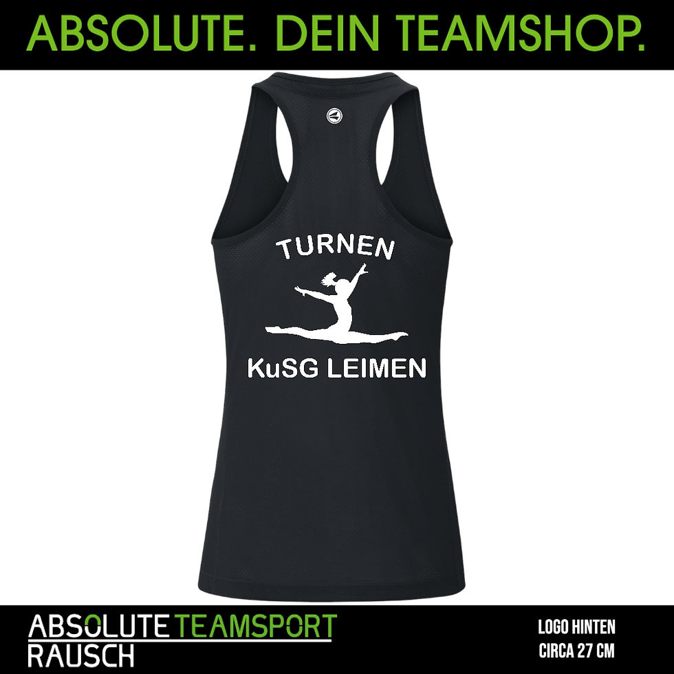 Miniaturbild: KUSG Turnen Tank Top 2.0 6075 - 08 schwarz