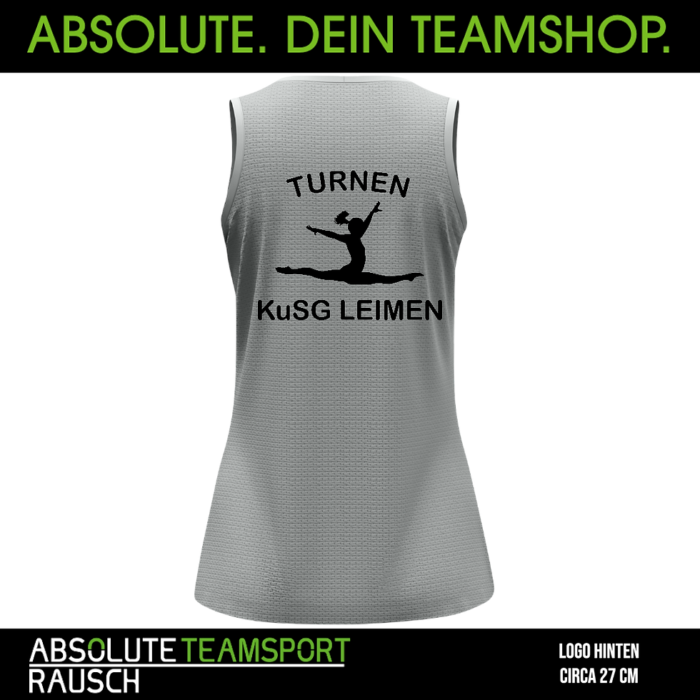Miniaturbild: KUSG Turnen Tank Top 6005 - 522 grau