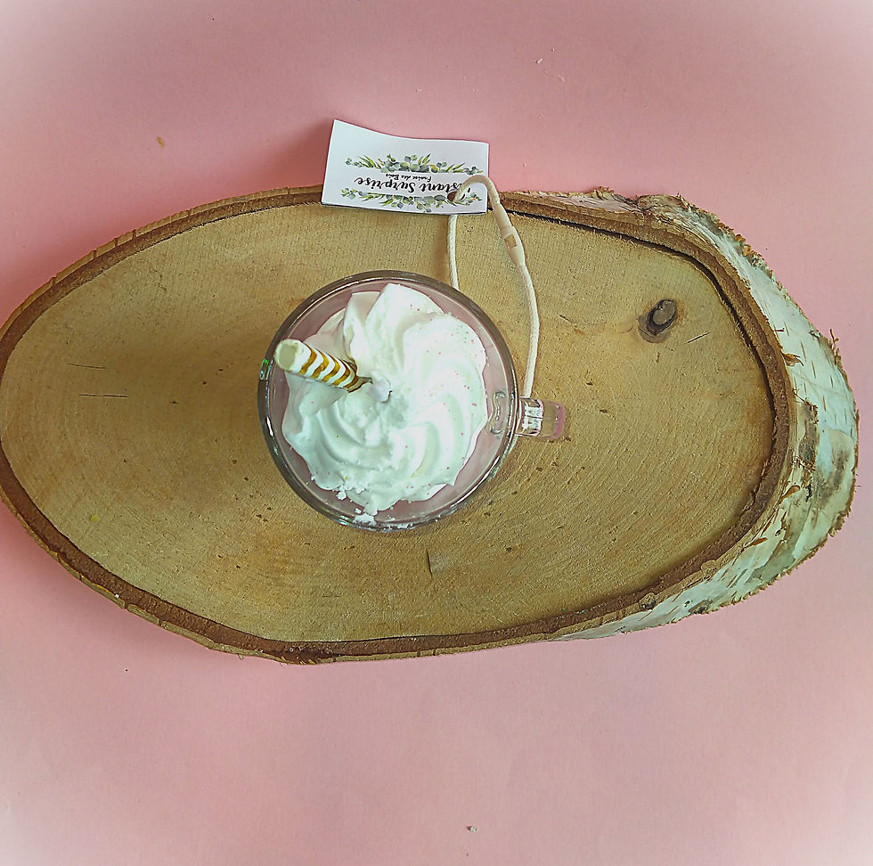 Thumbnail: Mini Bougie Instant Velours Fraise des Bois du dessus