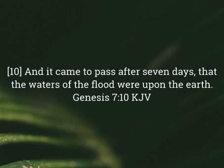 Genesis 7:10 Daily Devotional & Meaning – The Flood Begins: God’s Justice and Mercy