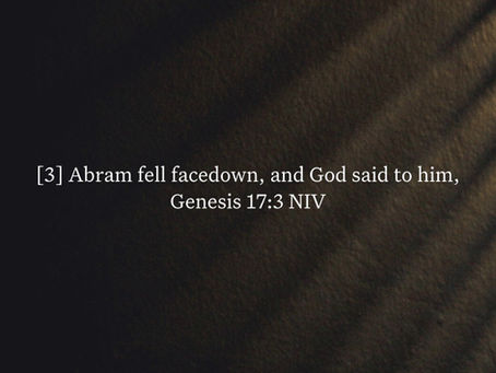 Genesis 17:3 Daily Devotional & Meaning – Abram Fell on His Face, True Submission, and the God Who Comes Near