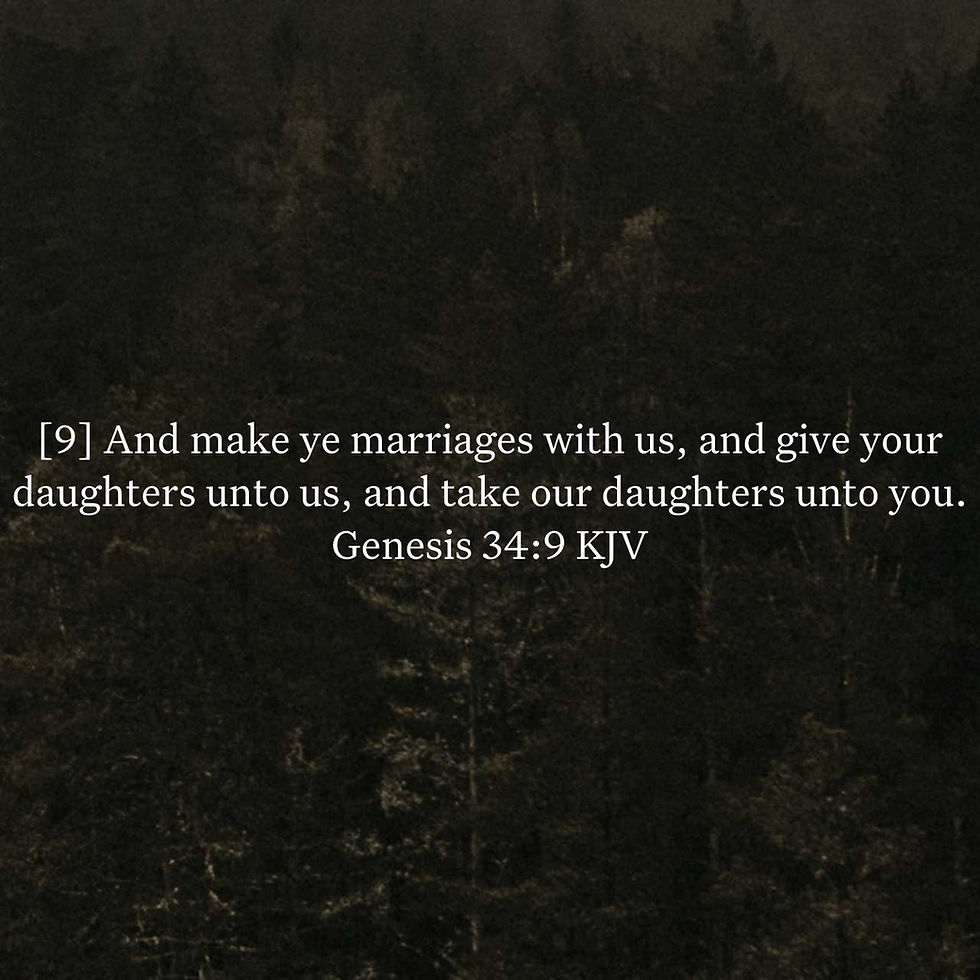 Genesis 34:9 Daily Devotional & Meaning – Make Ye Marriages with Us