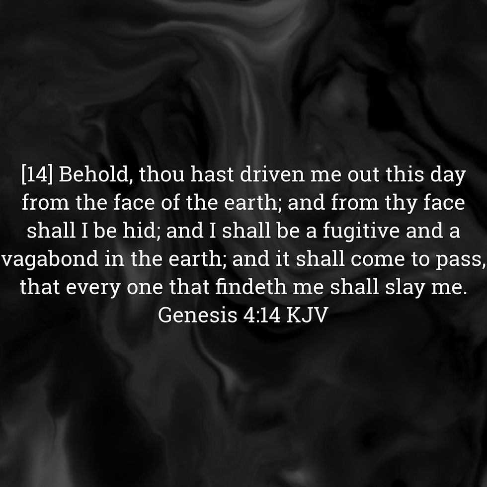 Genesis 4:14 Daily Devotional & Meaning – Fear Without Repentance