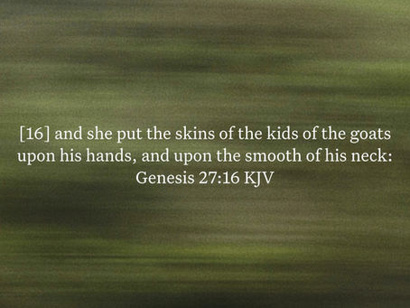 Genesis 27:16 Daily Devotional & Meaning – Jacob’s Hands Covered with Goat Skins