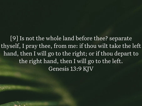 Genesis 13:9 Daily Devotional & Meaning – Trusting God Enough to Let Go