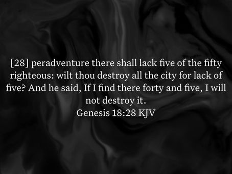 Genesis 18:28 Daily Devotional & Meaning – Abraham’s Persistent Prayer and God’s Mercy for the Few