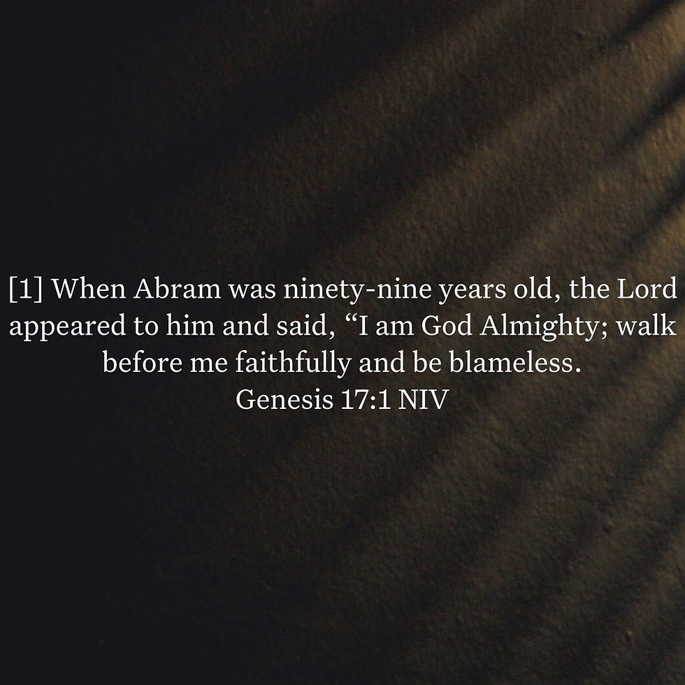 Genesis 17:1 Daily Devotional & Meaning – El Shaddai, Walking Before God, and Wholehearted Faith