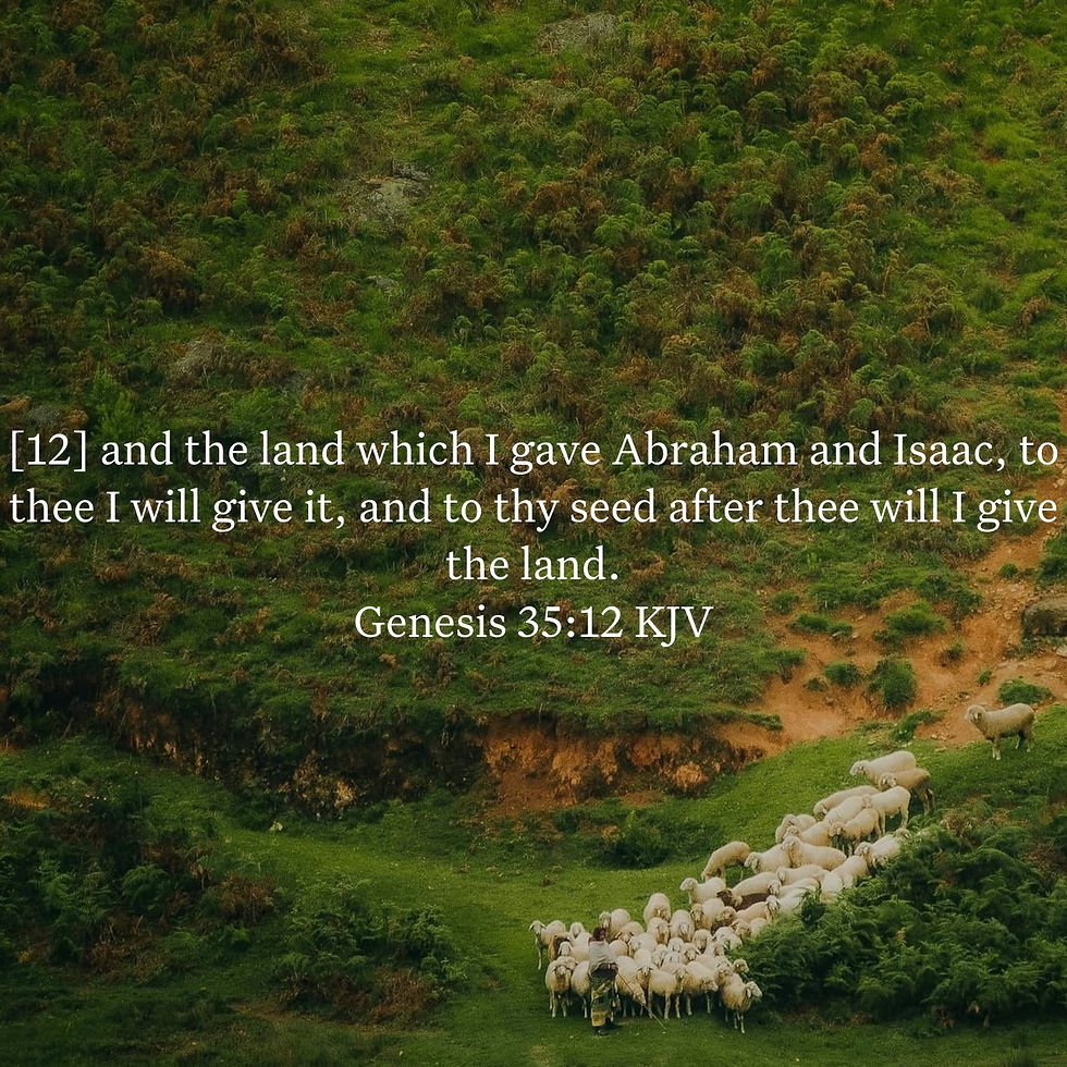 Genesis 35:12 Daily Devotional & Meaning – The Land Promised to Abraham, Isaac, and Jacob