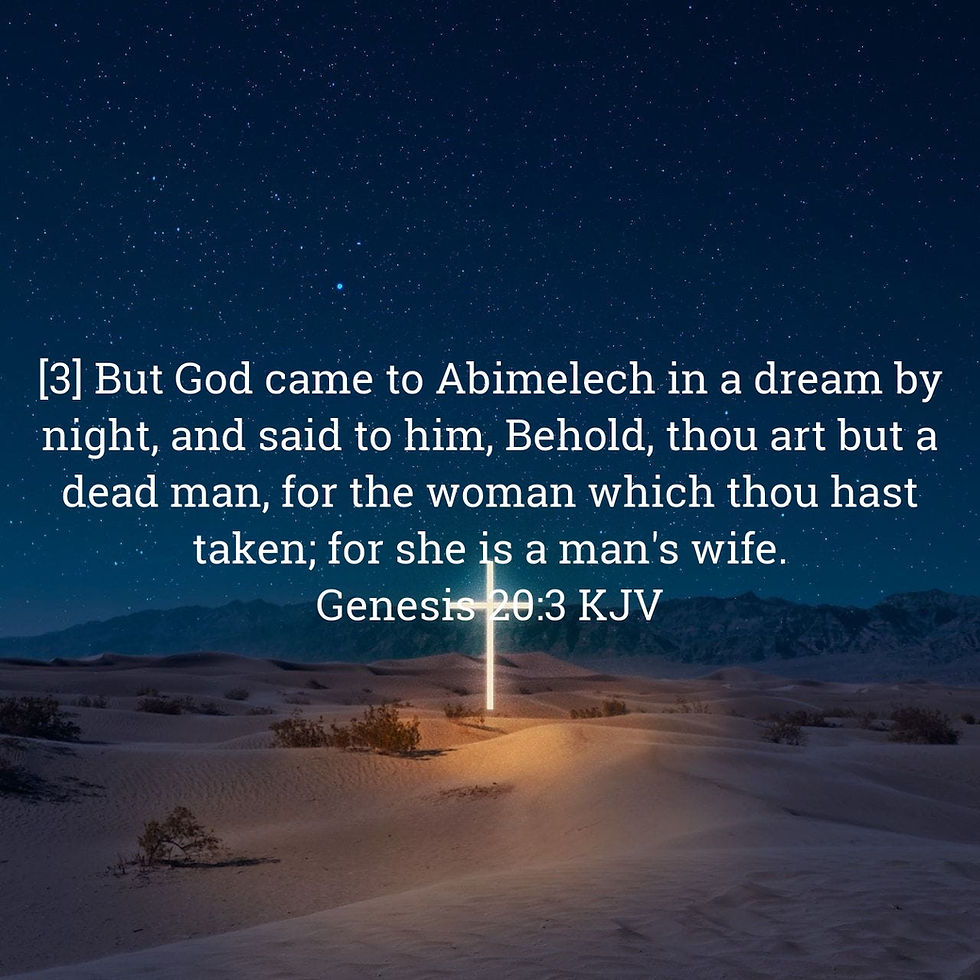 Genesis 20:3 Daily Devotional & Meaning – God Warns Abimelech, Protects Sarah, and Proves His Promise Cannot Fail