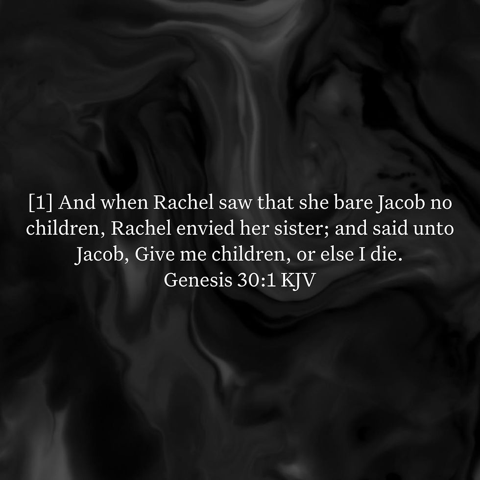 Genesis 30:1 Daily Devotional & Meaning – Rachel Envied Her Sister