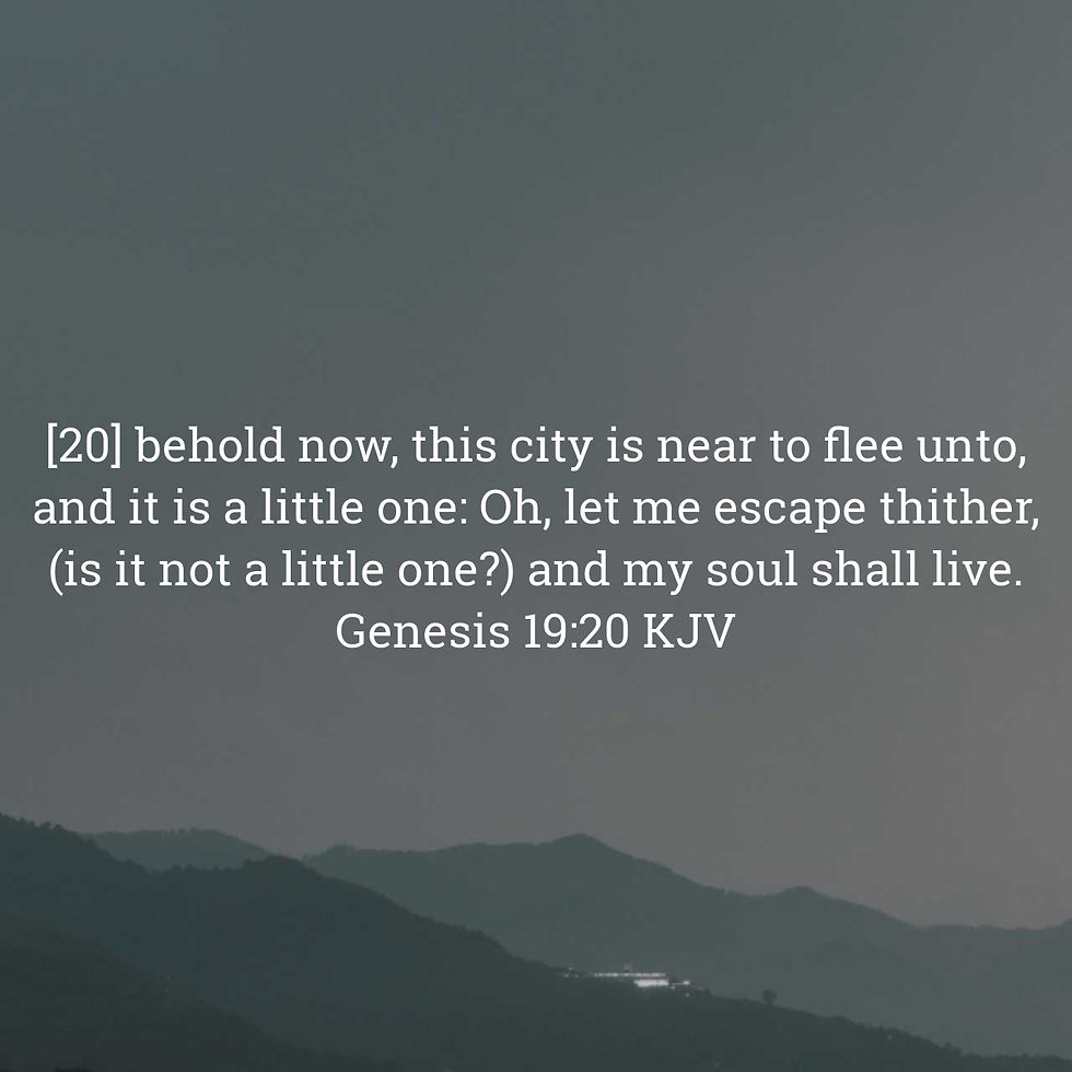 Genesis 19:20 Daily Devotional & Meaning – Lot’s Little City, Fearful Compromise, and the Struggle to Fully Obey