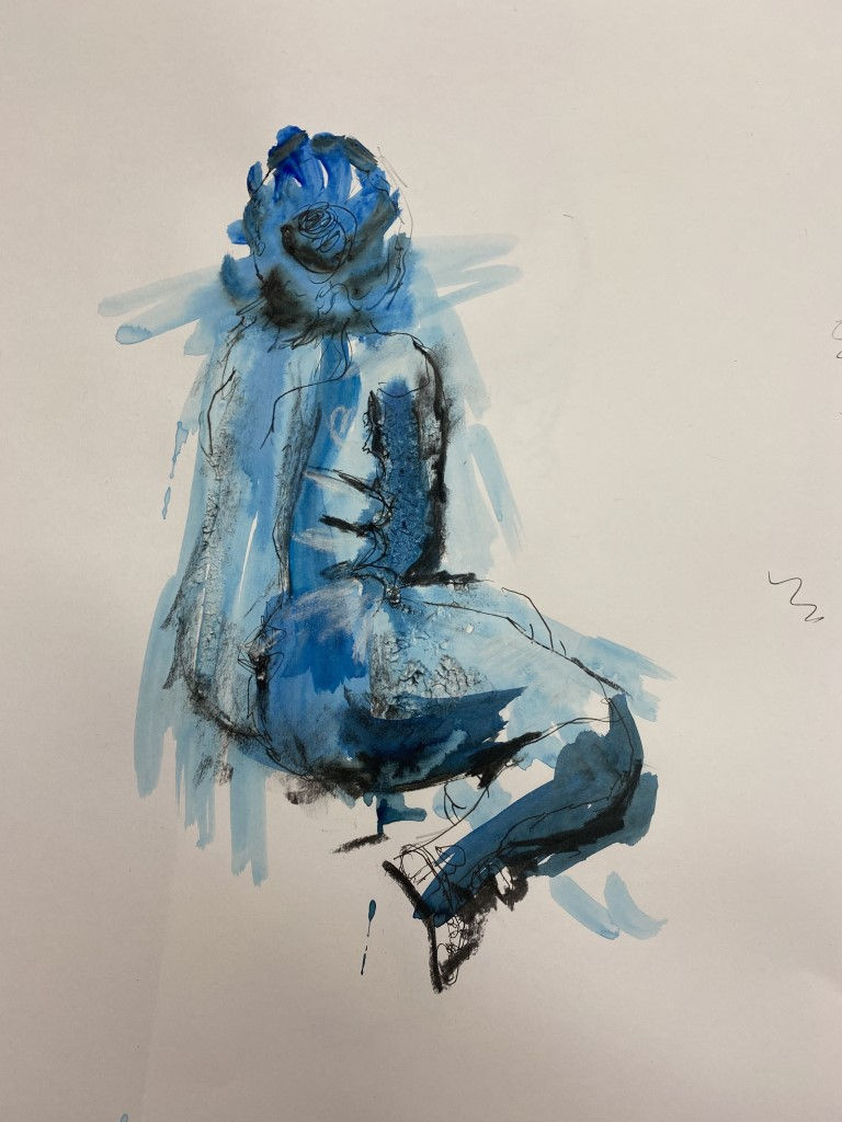 Nude in Blue 2. Prints.