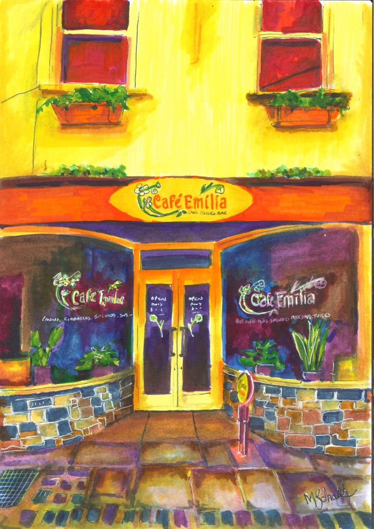 Cafe Emilia. Prints.