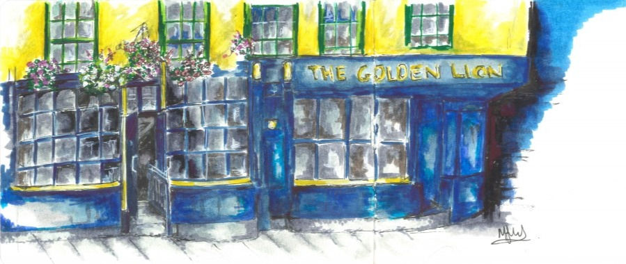 Golden Lion. Prints.