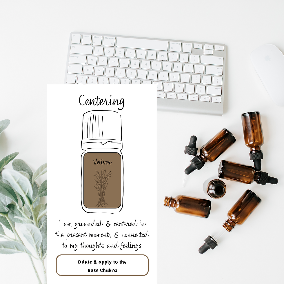 Thumbnail: Oils For The Soul  Affirmation Cards