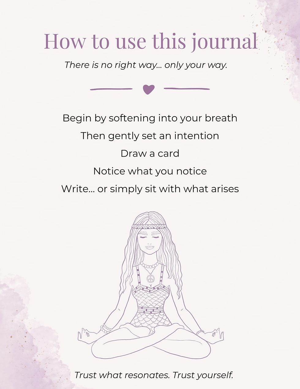 Thumbnail: Feminine Power Affirmation Card Deck  -  Journal