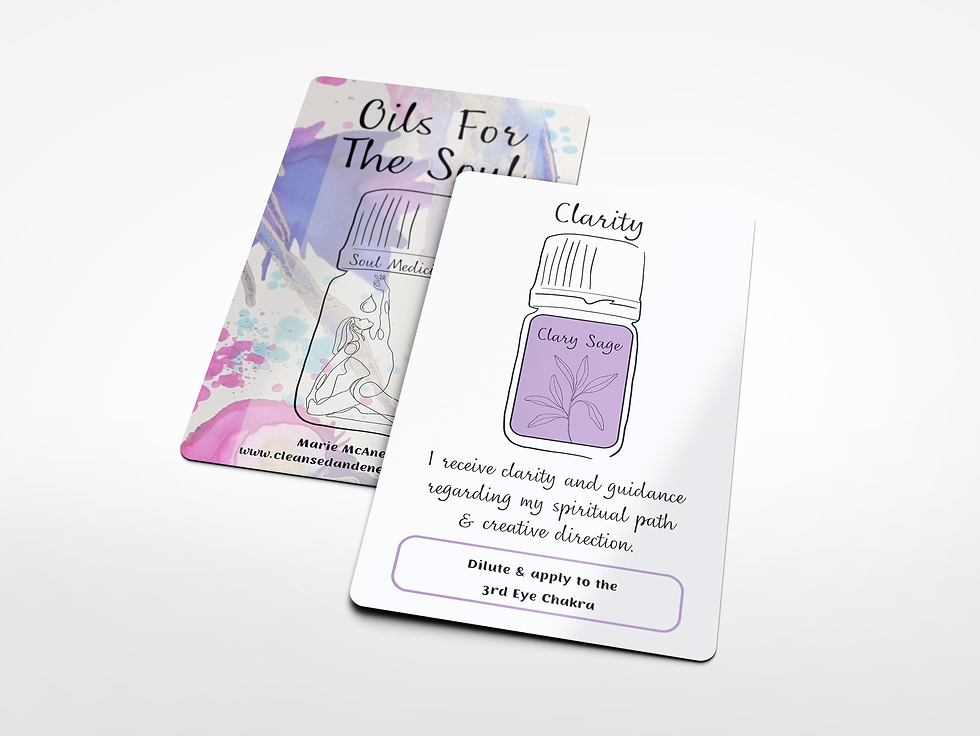 Thumbnail: Oils For The Soul  Affirmation Cards