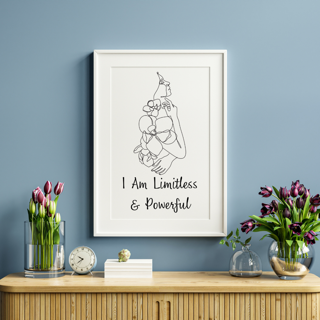 A4 Print - I Am Limitless & Powerful
