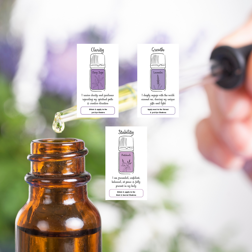 Thumbnail: Oils For The Soul  Affirmation Cards