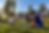 Boy and man in yard, architectural visualization of homes.