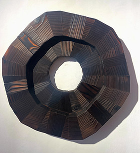 Woolff Gallery_Christopher Pike_Hexo_British Douglas Fir_wall sculpture_wood_sculpture_