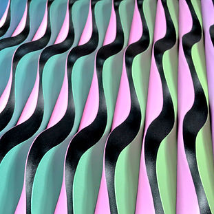'Chameleon' II - Acrylic on shaped canvas - 125 x 125cm