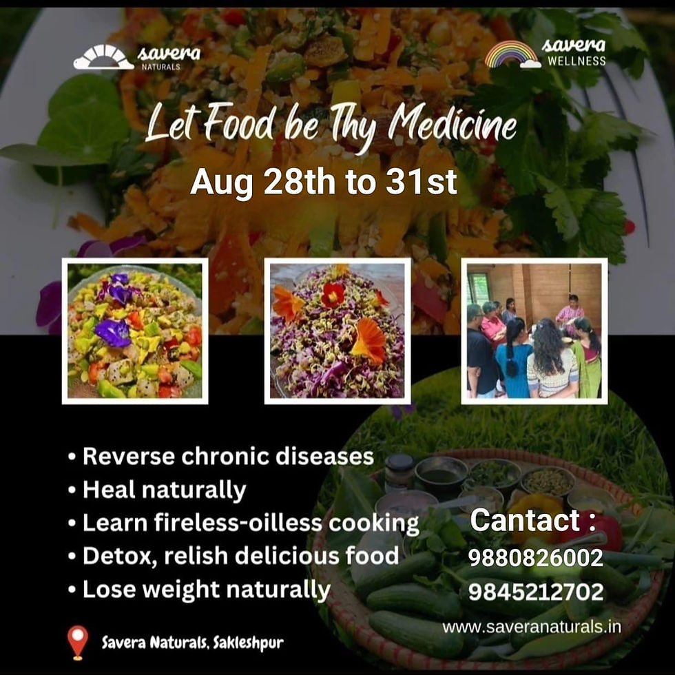 Let Food be Thy Medicine