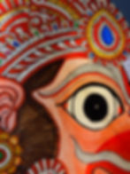 Leather puppets with Anjanappa