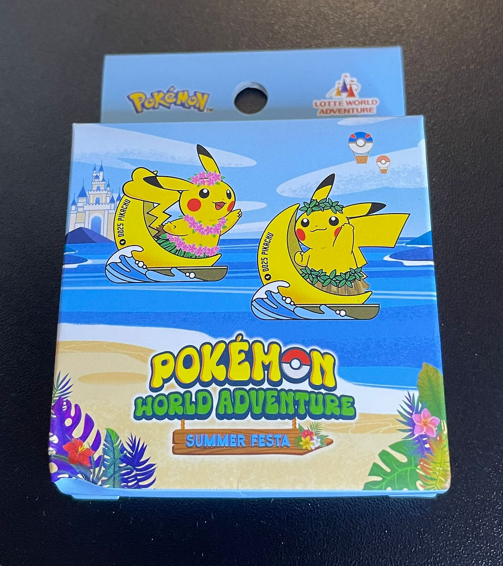 Pokemon Lotte World Moonboat Magnet Blind Box