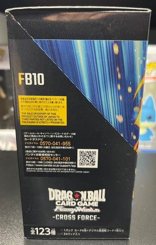 Dragon Ball Super FB10 Cross Force Booster Box Japanese | Lee Bros TCG